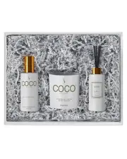 COCO by Stone Santal Diffuser, Room Spray & Candle Gift Pack