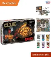 Official D&D Clue Game: Infernal Puzzle Box Edition for Fantasy Sleuths