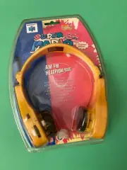 VINTAGE SUPER MARIO NINTENDO 64 AM/FM HEADPHONE RADIO NEW