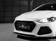 M&S Front Radiator Mesh Grille UNPainted For 2017 2018~ Hyundai Elantra AD (for: Hyundai)