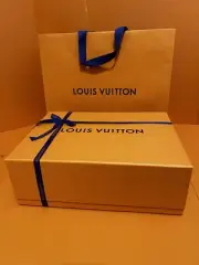 Authentic LOUIS VUITTON LV Gift Box Magnetic Empty Large Box 14x 10x 5in W/ Bag