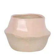 Belle Sarol Ceramic Pot Planter Large 21.5cm Flower/Plant Container Decor Blush