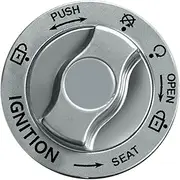 Button Cover, Engine Button Protector, Scratch Resistant Alloy Construction Smooth Surfaces Wear Resistant Original Mold Stylish Accent, Decor Stickers for Car
