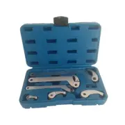 6pc Adjustable Hook And Pin Wrench Spanner C Spanner Bike Nut Adjustment Set