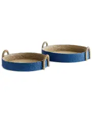Napa Home & Garden Set of 2 Tiana Seagrass Round Baskets