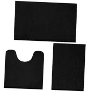 3 Pieces Bathroom Rug Set, Absorbent Non Slip Chenille Bath mat, Thick Plush