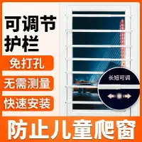 在飛比找樂天市場購物網優惠-窗戶欄杆 安全門欄 防護欄 內外開窗防墜落兒童防盜窗網窗戶防