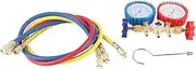 AC Manifold Gauge Set HVAC Refrigeration Kit Brass R12 R22 R502