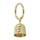 For Hiking Companion Brass Bell Comes With Convenient Key Ring Feature