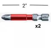 Phillips #1 driver drill BIT (2pak) head IMPACT Ready power with 1/4" hex p1 ph1