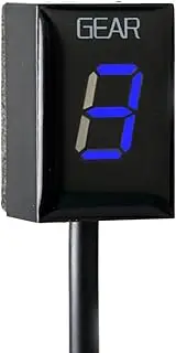 for NC700 XL CTX700 CB1100 VT400 CB400SF CBR650F CB650F Motorcycle 1-6 Level ECU Plug Mount Speed Gear Display Indicator Motorcycle Gear Indicator(Blue)