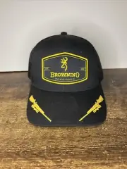 Browning Arms Snapback Cap Black 1878 NWT