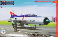 在飛比找Yahoo奇摩拍賣-7-11運費0元優惠優惠-KPM-72122米格21/MiG-21PFM戰斗機1/72