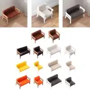 1:12 Scale Miniature Sofa Doll House Mini Sofa for Mini Room Micro Landscape