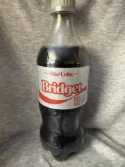Share a Coke with Bridget 2025 Personalized Gift Coca~Cola Bottle 20oz Diet