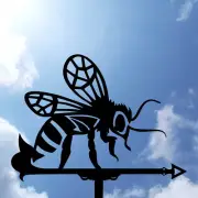 Bee Metal Weathervane, apis Weather Vane, home roof decor