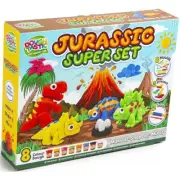 Make Dinosaur Models Figures Jurassic Modelling Dough Tastic Clay Super Set