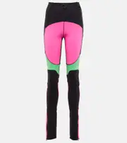 [Adidas by Stella McCartney] Adidas by Stella McCartney TrueNature colorblocked leggings AU 6 multicoloured