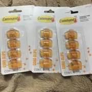 New 3 Packs Of 3m command brand orange damage free hanging Hooks