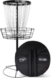 Black Hole Lite Disc Golf Basket with Transit Bag