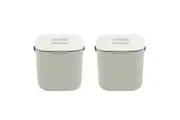 2x Boxsweden Kitchen 7L Compost Bin Rubbish Garbage Storage w Strainer Assorted