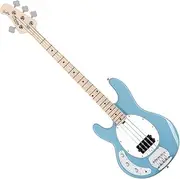 Sterling by Music Man StingRay RAY4 Left-Handed Electric Bass in Chopper Blue