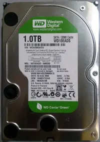 在飛比找Yahoo!奇摩拍賣優惠-中古 1TB 威騰 WD 綠標 WD10EADS 32M S