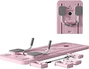 Multi-Purpose Pilates Board - Foldable Pilates Abdominal Machine - Pilates Exercise Equipment with Stretch Rope for Home, Gym, Garden, Patio, Outdoor