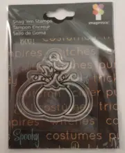 Imaginisce Halloween Fall Pumpkin Patch Cling Clear Rubber Stamp