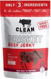 . Old Fashioned Dry Zero Sugar Beef Jerky | Salt & Pepper – Flavorful High Pr...