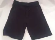 Mane Ros Sportswear Black Men's Zippered Pockets Sweat Shorts Size M