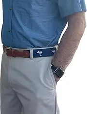 [Charleston Belt] Carolina Crescent Palmetto Canvas Web Belt Award Winning Design