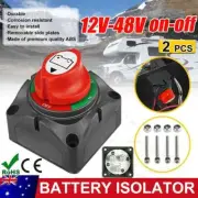12-48V Battery Master Switch Dual System Isolator For Boat Truck Marine Caravan