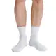 【WIWI】MIT發熱抑菌按摩中筒襪(純淨白 男M-L)0.82遠紅外線 除臭抑菌 吸濕排汗 按摩襪 發熱襪