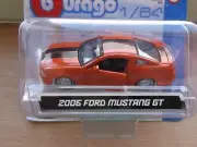 BBURAGO - 2006 FORD MUSTANG GT ORANGE 1/64 APROX *NEW*