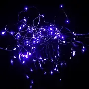 KARSUM Fairy Lights 16FT/5M Indoor String Lights 8 Memory Modes and 6-18 Hours Timer for Bedroom, Christmas, Party, Wedding,Birthday Party Outdoor Indoor Decoration (Purple)