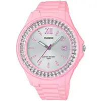 在飛比找蝦皮商城優惠-【CASIO】卡西歐 亮晶晶閃耀派對女錶-粉 LX-500H