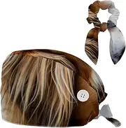 [YTYVAGT] Scrub Caps Women,Scrub Hats Suitable for Women,Cavalier King Charles Spaniel Dog