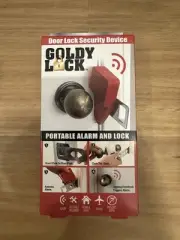 GOLDY LOCK Door Lock&Alarm*Portable*Security System*As Seen OnTV