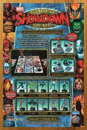2005 Marvel Superhero Showdown Figures Trading Cards Game Print Ad/Poster Art