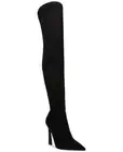 Steve Madden Women's Laddy Over the Knee Boots Pointed Toe Sculpted Heel S99