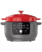 INSTANT POT 6-Quart 1500W Electric Round Dutch Oven 5-in-1: Braise, Slow Cooker