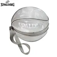 在飛比找樂天市場購物網優惠-║SPALDING║單顆裝籃球瓢蟲袋(銀)