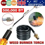 500,000 BTU Weed Burner Kits Shrub Grass Killer Propane Gas Torch Garden 2m Hose