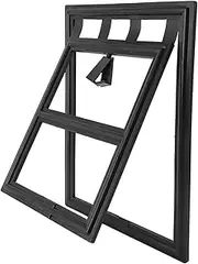 WeiLaiKeQi Pet Door Screen for Small Medium Sized Pets Universal Flap Opening Partition Mesh, Black