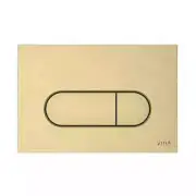 Vitra Loop Flush Plate Brushed Gold For Wc Frame And Concealed Cistern 740-2225