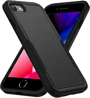 Phonix Armor Light Protective Case for Apple iPhone SE (3rd and 2nd Gen) and iPhone 8/7, Black