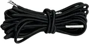 B Baosity 4Pcs 0 Gravity Chair Cords Chair Repair Cords Universal Premium Elastic Cord Laces for Outdoor String Chair Lounge Chairs, Black