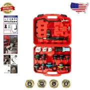 18-Piece Radiator Coolant Pressure Tester Kit for Leak Detection & Maintenance