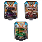 Monster Jam 1:64 Scale Truck and Race Car Set - Assorted